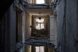 Коридор областной администрации Харькова. 24 марта 2022 года