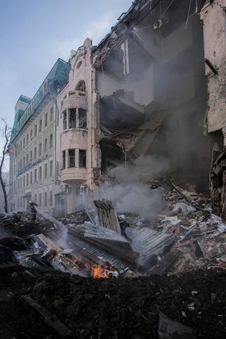 Доходный дом Масловского на улице Свободы, 14 марта 2022
